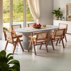 Eetkamerstoel Lizzy met Weens vlechtwerk in boho-stijl - don, Huis en Inrichting, Stoelen, Verzenden, Nieuw