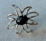 Tiffany & Co. - Broche Zilver Onyx - Vuurwerk - 1995