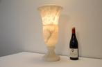Tafellamp - Zware, chique alabaster kelklamp - Albast