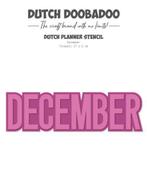 Planner stencil - DDBD - December - A5, Verzenden, Nieuw