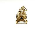 Hanger - 18 karaat Geel goud - 3.20ct. tw. Amethist, Sieraden, Tassen en Uiterlijk, Antieke sieraden