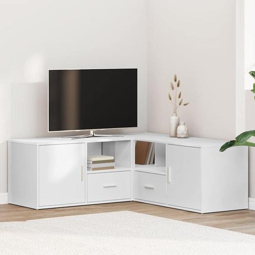 vidaXL Hoekkast 200x40x45 cm bewerkt hout wit, Huis en Inrichting, Kasten | Overige, Nieuw, Verzenden