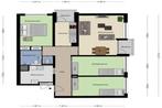 Appartement Pisanostraat in Eindhoven, Huizen en Kamers, Noord-Brabant, Via bemiddelaar, Eindhoven, Appartement