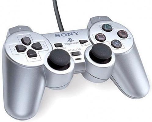 Sony Dual Shock 2 controller voor Playstation 2 Zilver, Spelcomputers en Games, Spelcomputers | Sony PlayStation Consoles | Accessoires