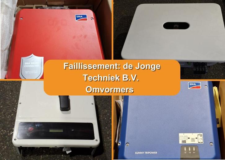 Faillissementsveiling: Omvormers, Doe-het-zelf en Verbouw, Zonnepanelen en Toebehoren