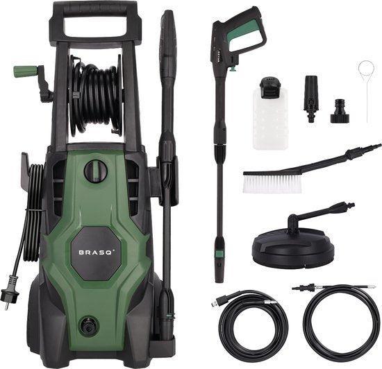 2dekans | BRASQ Hogedrukreiniger Deluxe - Terrasreiniger -, Tuin en Terras, Tuinsets en Loungesets, Zo goed als nieuw, Ophalen of Verzenden