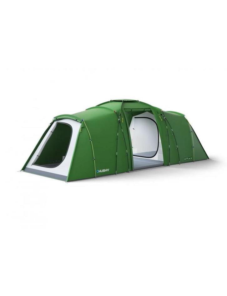 Husky Boston 6 Dural - familie tent - 6 persoons - Groen, Caravans en Kamperen, Tenten, Nieuw, Verzenden