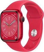 Apple Watch Series 8 45 mm kast van rood aluminium op rood, Verzenden, Gebruikt