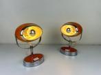 Tafellamp (2) - Set van twee Eyeball-lampen (ovaal) uit de, Antiek en Kunst