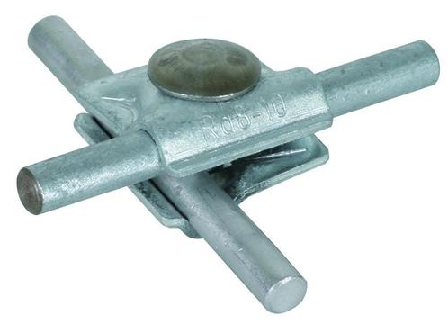 Dehn MV klem voor Rd 8-10mm met M10x35mm spantkopschroef en, Doe-het-zelf en Verbouw, Elektra en Kabels, Overige typen, Nieuw