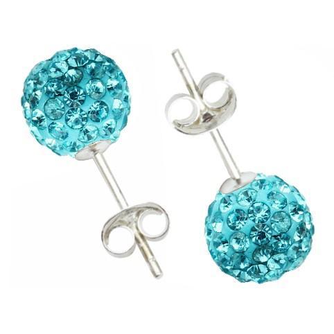 Fako Bijoux® - Oorbellen - Disco Dots - Steker - Turquoise, Sieraden, Tassen en Uiterlijk, Oorbellen, Verzenden