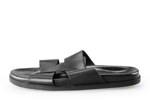 Manfield Slippers in maat 45 Zwart | 10% extra korting, Kleding | Heren, Schoenen, Zwart, Zo goed als nieuw, Slippers, Verzenden