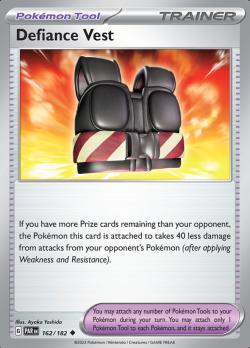 Defiance Vest 162/182 reverse holo Paradox Rift, Hobby en Vrije tijd, Verzamelkaartspellen | Pokémon, Losse kaart, Nieuw, Foil