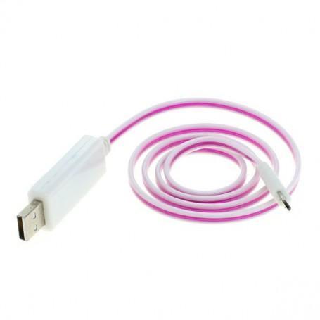 OTB data cable Micro-USB with animated running light Lich..., Telecommunicatie, Mobiele telefoons | Toebehoren en Onderdelen, Nieuw