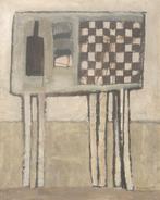 Klaas Gubbels (1934), Stilleven met fles en schaakbord