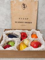 Themacollectie - Vintage set. Groenten en fruit gemaakt van, Antiek en Kunst