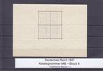 Duitse Rijk 1937 - Propagandablock Lot: 3 blokken postfris,, Gestempeld