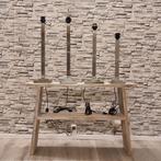 Ben Demmers Design tafellamp Quattro 412 Refurbished, Ophalen, Overige materialen, 50 tot 75 cm, Klassiek