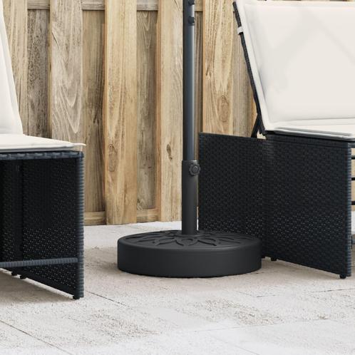 vidaXL Parasolvoet voor stokken van Ø38 / 48 mm 25 kg rond, Tuin en Terras, Parasols, Parasolvoet, Nieuw, Verzenden