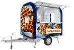 Wafelkraam, wafel trailer, wafel verkoopwagen, Ophalen of Verzenden