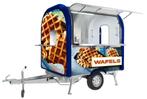 Wafelkraam, wafel trailer, wafel verkoopwagen, Zakelijke goederen, Partijgoederen en Retail | Verkoopwagens, Ophalen of Verzenden