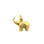 Gouden hanger van een olifant (olifant hanger), Overige merken, Goud, Gebruikt, Ophalen of Verzenden