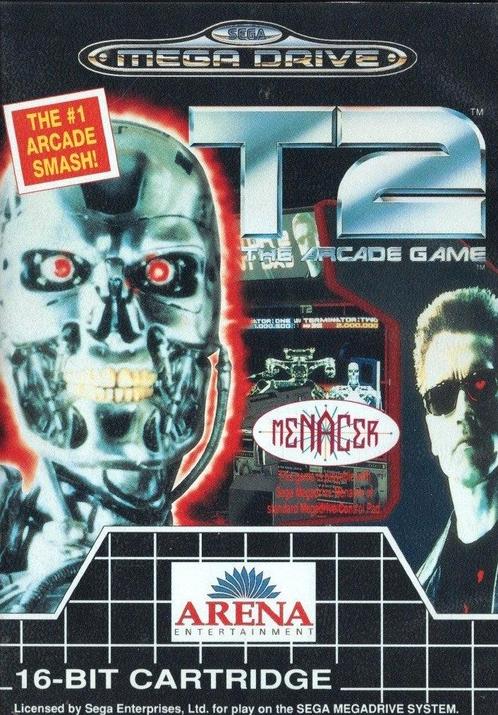 Sega Mega Drive T2: The Arcade Game (In doos), Spelcomputers en Games, Games | Sega, Zo goed als nieuw, Verzenden