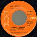 vinyl single 7 inch - Mac Wiseman - Johnnys Cash And Cha..., Zo goed als nieuw, Verzenden