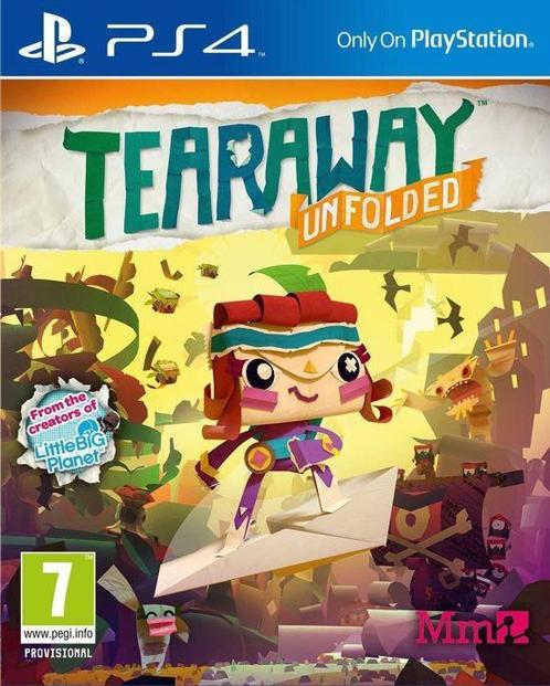 Tearaway Unfolded (ps4 tweedehands game), Spelcomputers en Games, Games | Sony PlayStation 4, Zo goed als nieuw, Ophalen of Verzenden