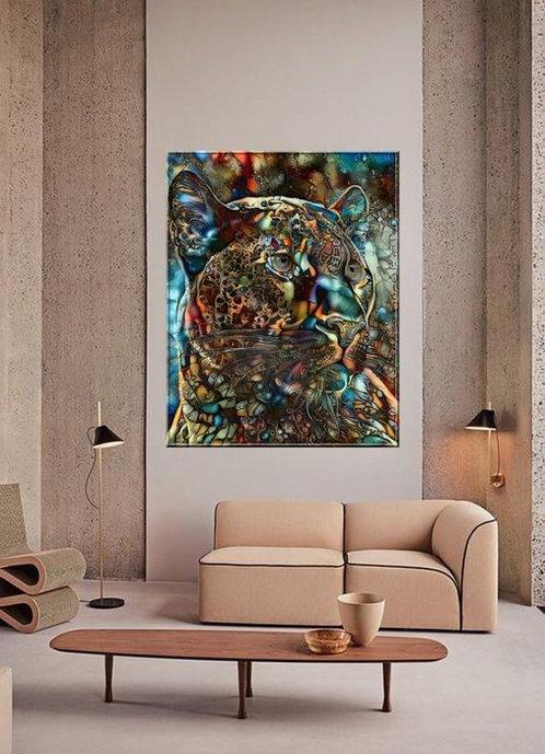 Lea Roche - MANNIX, PANTHER, Antiek en Kunst, Kunst | Schilderijen | Modern