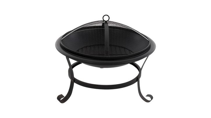 Atlanta vuurschaal zwart (Barbecue-Vuurkorf, Tuin en Terras), Tuin en Terras, Barbecue-accessoires, Nieuw, Verzenden