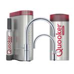 €2339 QUOOKER COMBI+ NORDIC ROUND TWINTAPS CHROOM + CUBE -, Nieuw, Ophalen of Verzenden