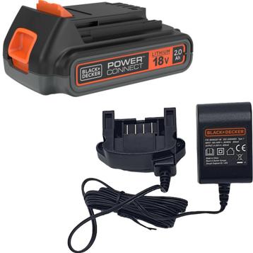 Black + Decker - Acculader en 18Volt / 2A Accu beschikbaar voor biedingen