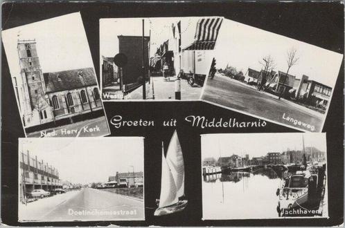 MIDDELHARNIS - Meerluik Groeten uit Middelharnis, Verzamelen, Ansichtkaarten | Nederland, Verzenden