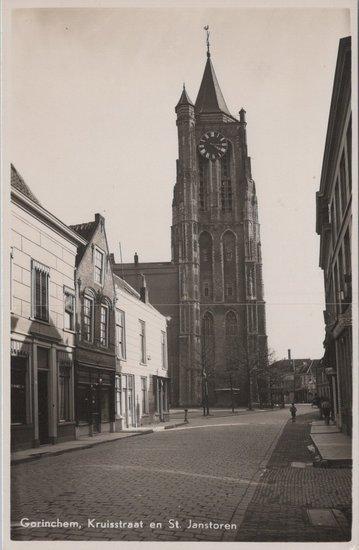 GORINCHEM - Kruisstraat en St. Janstoren, Verzamelen, Ansichtkaarten | Nederland, Verzenden