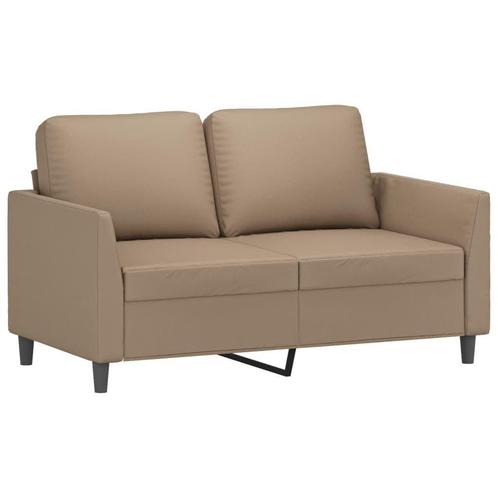 Cappuccino Kunstleren Bank - Tweedekansje voor Jou! OP=OP, Huis en Inrichting, Banken | Bankstellen, Minder dan 150 cm, 75 tot 100 cm