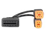 OBDSTAR Harley Davidson 4+6 Pins OBD - 16 Pins OBD2 Verloopk, Auto diversen, Verzenden, Nieuw