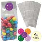 Fako Bijoux® - Uitdeelzakjes Met Sluitstickers - 50 Stickers, Verzenden, Nieuw