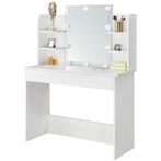 Schminktafel / kaptafel Bella - Wit, Huis en Inrichting, Tafels | Kaptafels, Minder dan 50 cm, 100 tot 150 cm, Nieuw, Ophalen of Verzenden