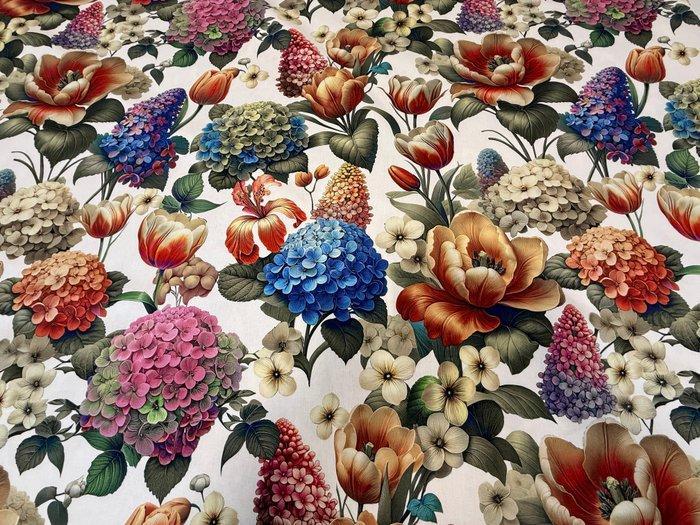 Botanische Explosie – Overwinning van Bloemen op, Antiek en Kunst, Antiek | Kleden en Textiel