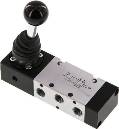 5/2 G1/8 Handbediend Hefboom Ventiel Ventiel, Doe-het-zelf en Verbouw, Gereedschap | Machine-onderdelen en Toebehoren, Nieuw, Verzenden