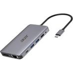 Acer 12in1 Type C dongle: 2 x USB3.2 2 x USB2.0 1x, Computers en Software, Laptop-opladers, Verzenden, Zo goed als nieuw