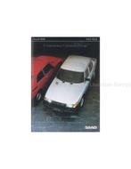 1984 SAAB 900 GLI | GLE BROCHURE DUITS, Nieuw, Author