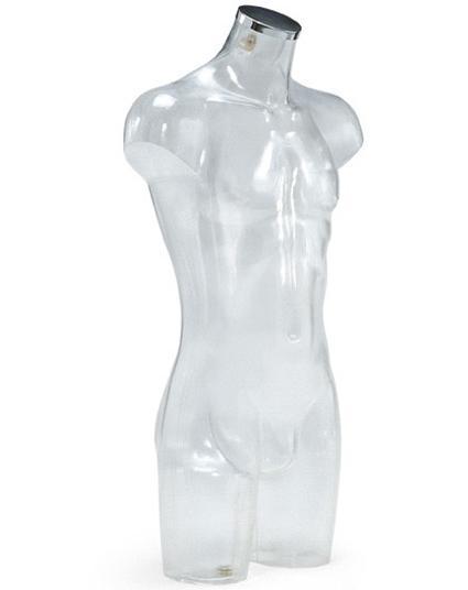 *TIP*  Italiaanse heren torso's transparant met chromen dop, Zakelijke goederen, Kantoor en Winkelinrichting | Winkel en Inventaris