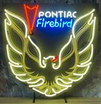 Pontiac Firebird Neon Verlichting Met Achterplaat 60 x 60 cm, Gebruikt