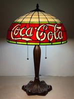 XXL Tiffany stijl tafellamp VINTAGE COLA GLOW lamp met 2
