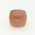 Ring - 18 karaat Roségoud - Agaat & parelmoer doublet, Nieuw