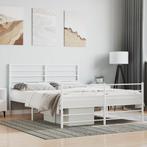 Metaal Bedframe 140x190 Wit: Praktisch & Duurzaam. Tweede..., Klassieke, Wit, Nieuw, Twijfelaar