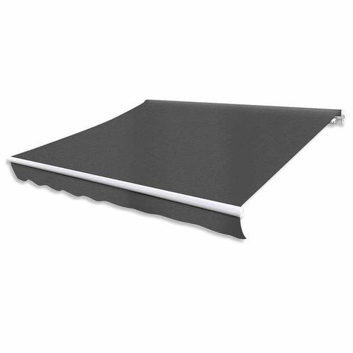 vidaXL Luifel gemotoriseerd uitschuifbaar 400 cm antraciet, Tuin en Terras, Zonneschermen, Nieuw, Verzenden