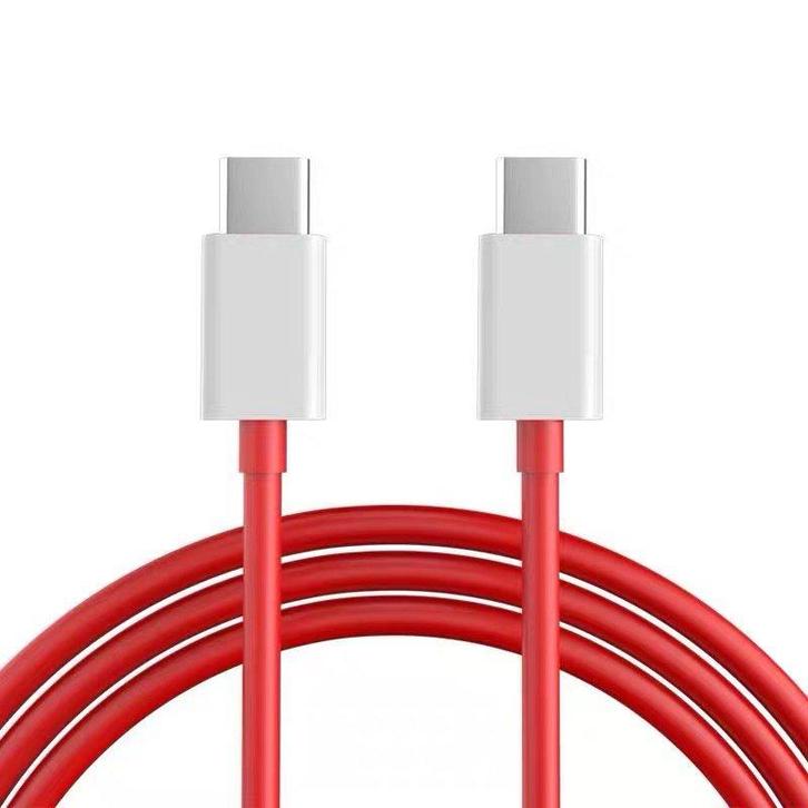 OnePlus Warp USB-C naar USB-C kabel 30W 6A 1,5 meter, Telecommunicatie, Mobiele telefoons | Telefoon-opladers, Verzenden